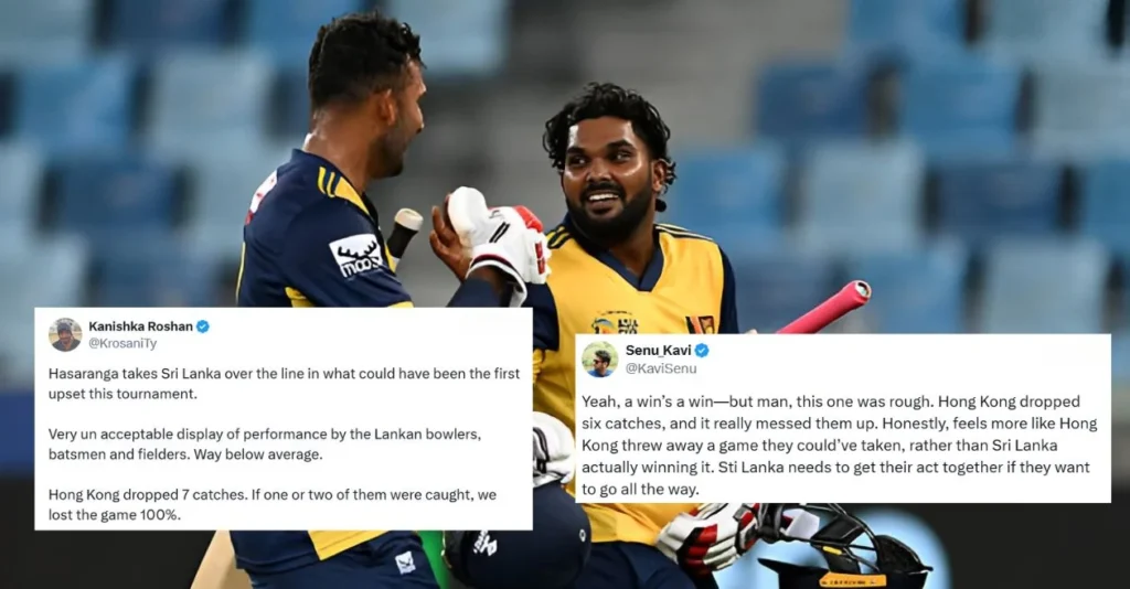 Asia Cup 2025: Fans go gaga as Sri Lanka survive Hong Kong scare to register a four-wicket win in a thriller Asia Cup 2025 8.webp