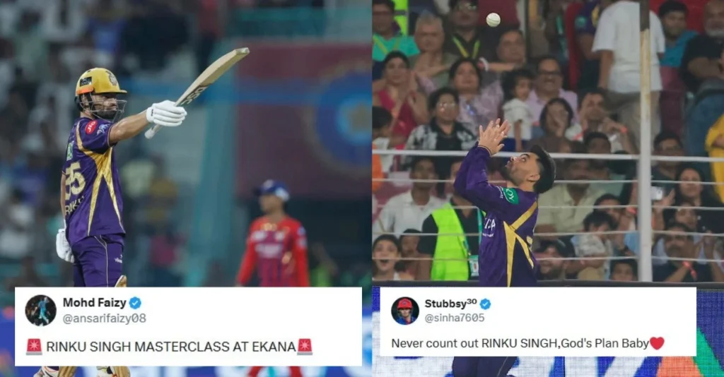 IPL 2026: Fans go wild as Rinku Singh delivers a sensational performance to guide KKR past LSG in a nail-biting Super Over Fans Go Gaga As Rinku Singh Delivers A Sensational Performance To Guide KKR Past LSG In A Nail Biting Super Over.webp