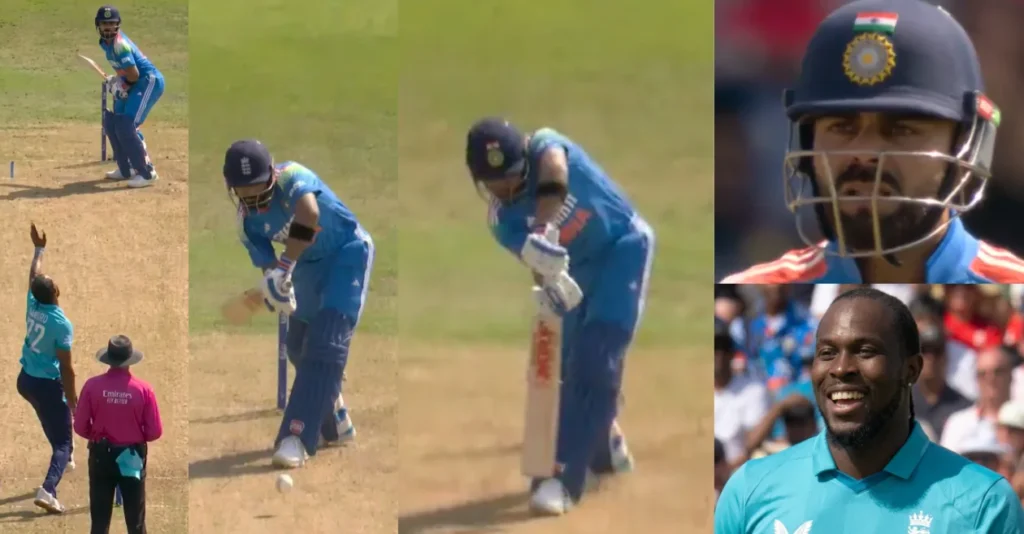Jofra Archer Traps Virat Kohli LBW With A Peach In The 1st ODI.webp