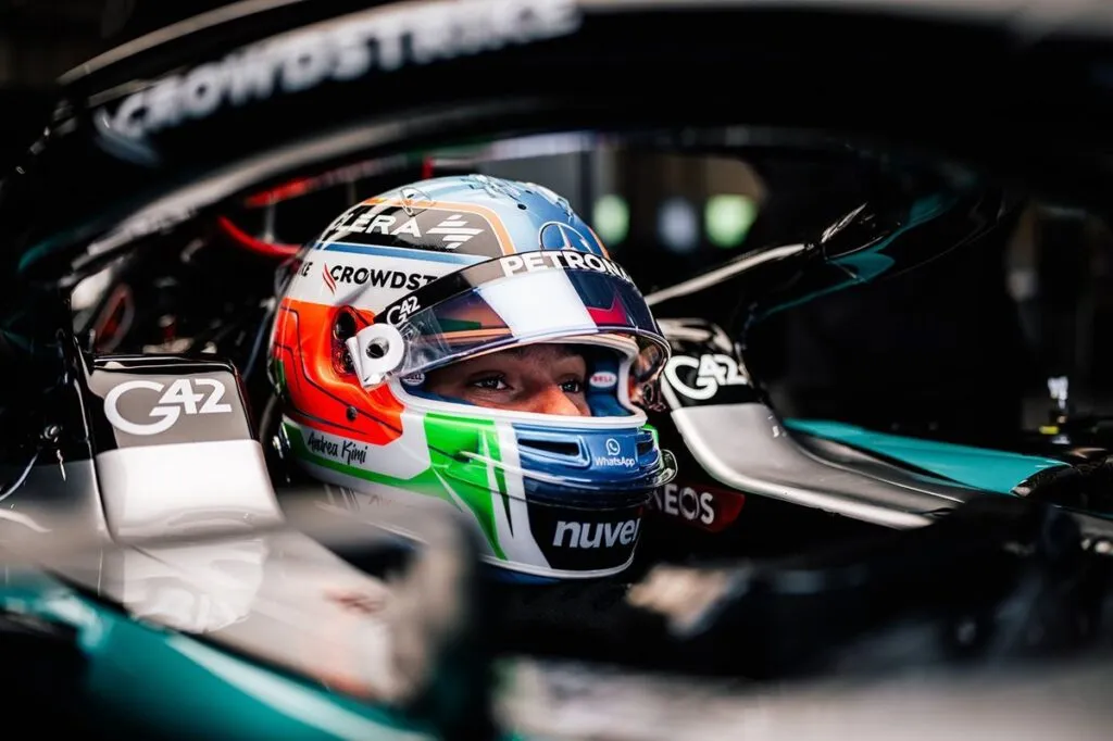Andrea Kimi Antonelli Drives M 2