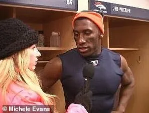 Shannon Sharpe rocked as new accuser alleges sexual assault, doxing and violent threats 97663479 14644535 Michele Evans Is Pictured Interviewing Sharpe During His Time Wi A 14 1745552463273