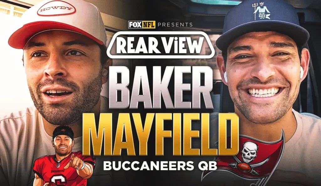 Baker Mayfield Happy to Show Off Personality: ‘If I Just Be Myself … That’s OK’ Artboard 1rearview 1